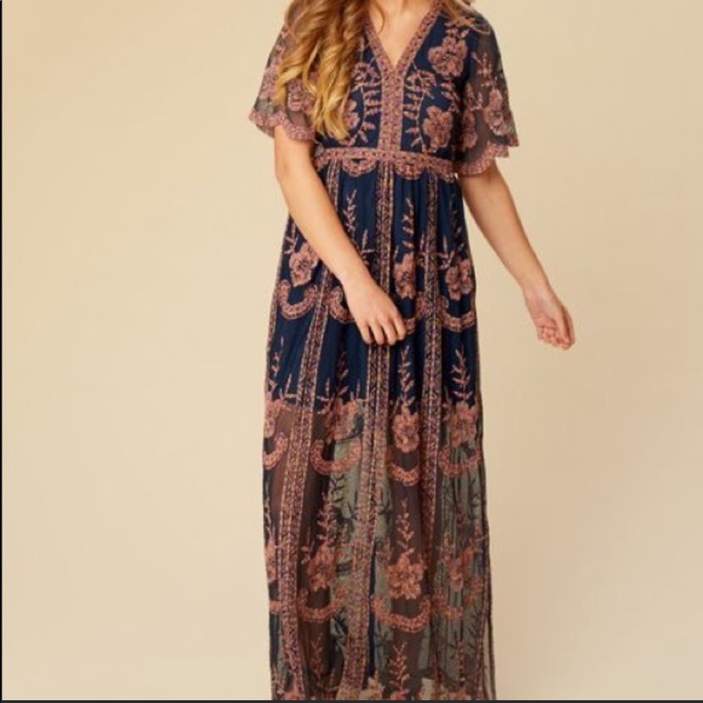 Altar’d State women’s cantina maxi dress size medium/6